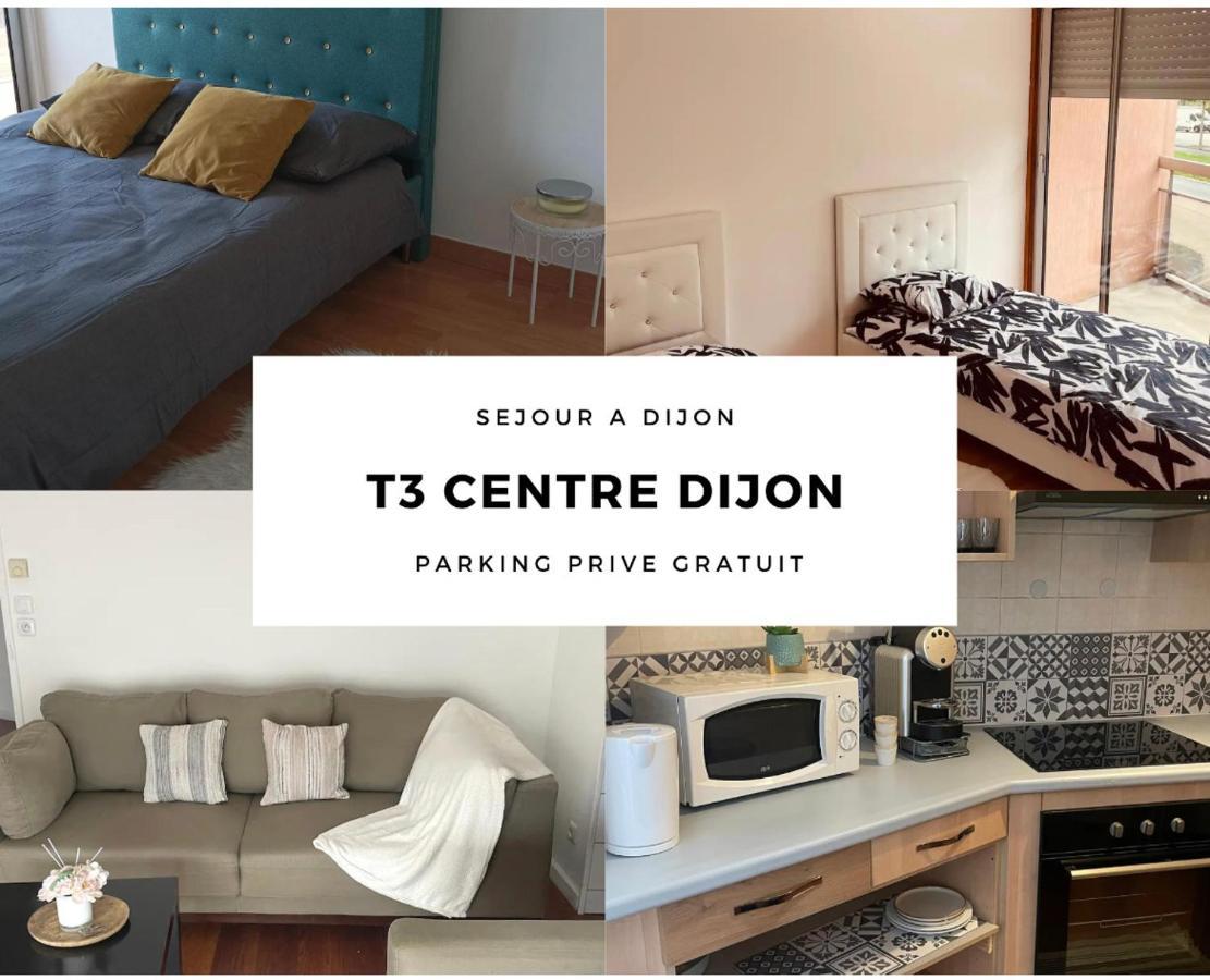 Appartement 2 Chambres Avec Parking Prive Gratuit Dijon Eksteriør billede